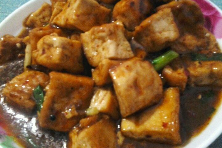 山崩豆腐