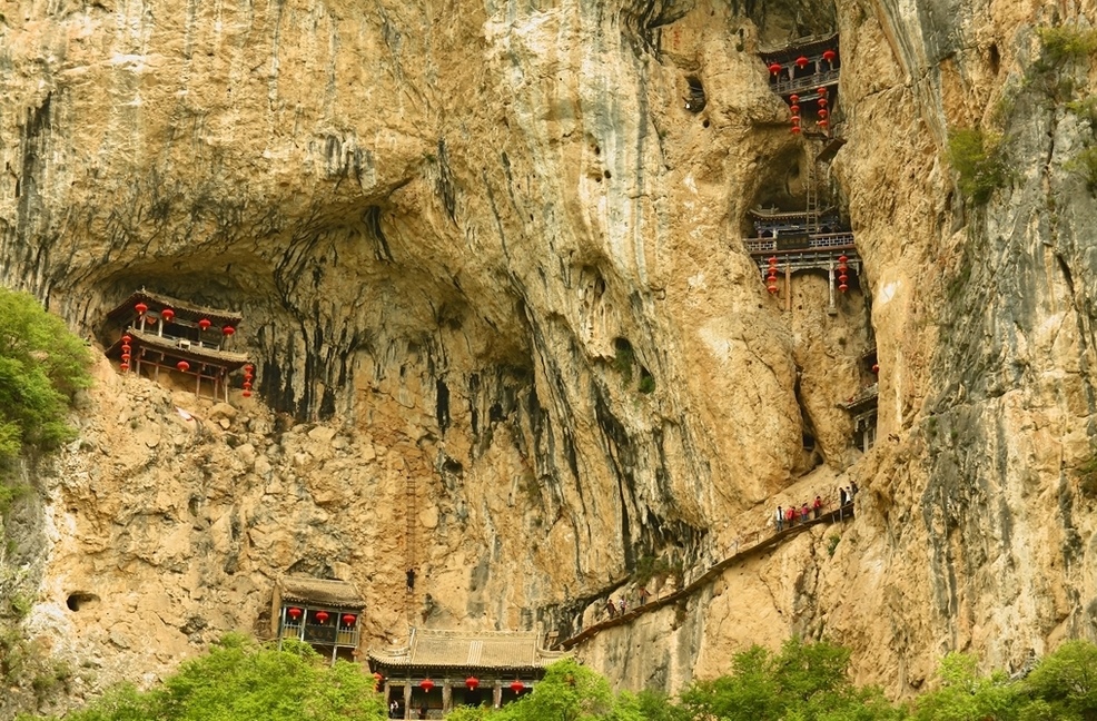 龍門洞主要洞窟廟宇