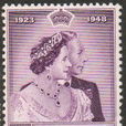喬治六世銀婚郵票