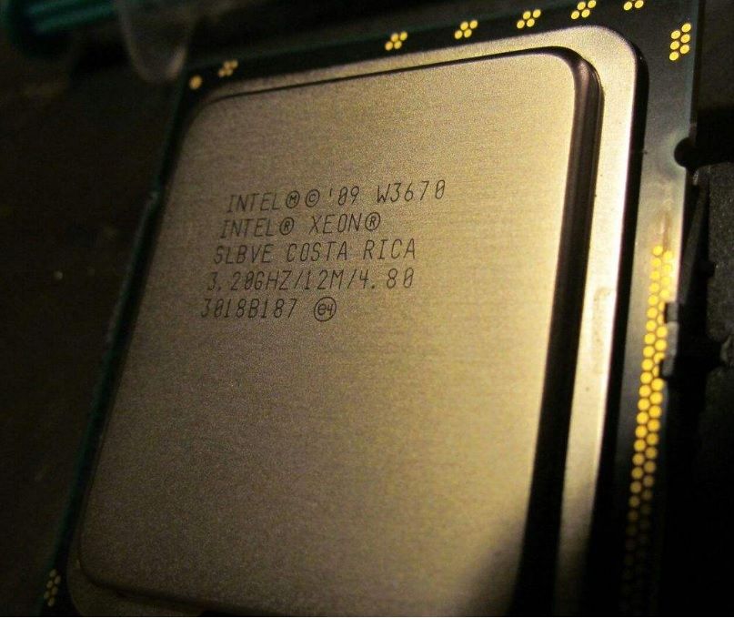 Intel Xeon W3670 Intel Xeon W3670