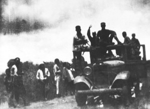 響堂鋪伏擊戰中繳獲的日軍汽車