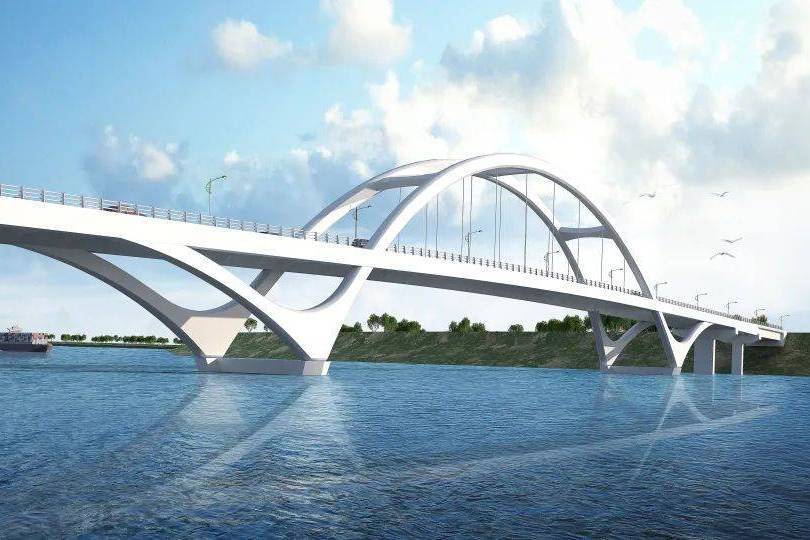 長樂大橋(江西省南昌市鄱陽湖旅遊公路橋樑工程橋樑之一) 長樂大橋(江西省南昌市鄱陽湖旅遊公路橋樑工程橋樑之一)