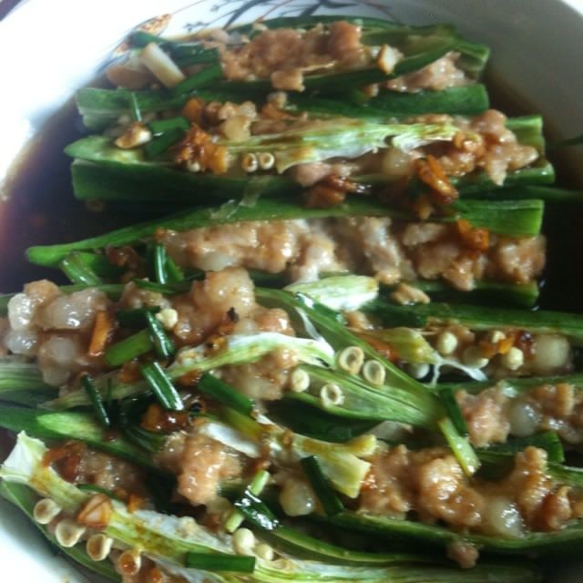 肉餅釀秋葵 肉餅釀秋葵