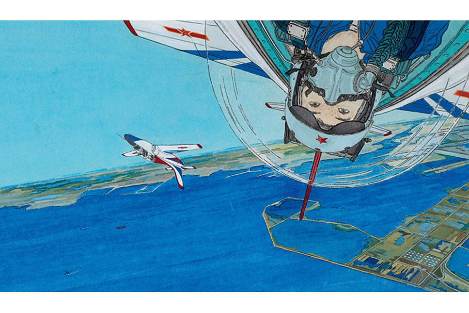 逐夢長空(曹雁楠創作的現實題材插圖連環畫作品) 逐夢長空(曹雁楠創作的現實題材插圖連環畫作品)