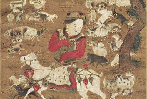 開泰圖(北宋蘇漢臣的畫作) 開泰圖(北宋蘇漢臣的畫作)