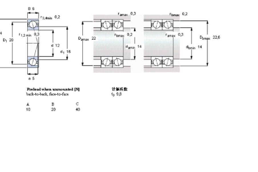 SKF 71901CD/P4A軸承 SKF 71901CD/P4A軸承