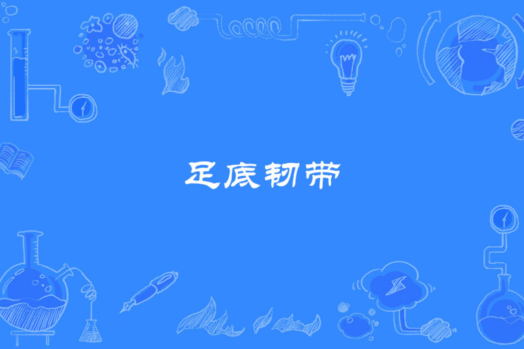 足底韌帶 足底韌帶