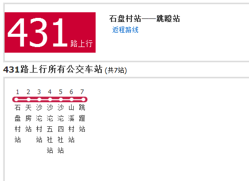 重慶公交431路 重慶公交431路