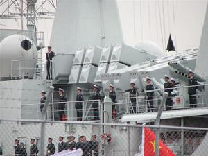 中國海軍訪日