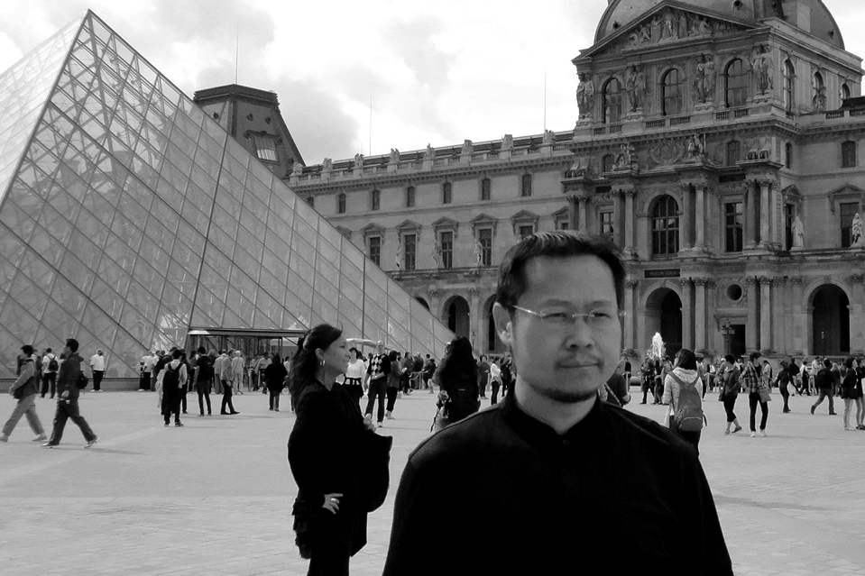 王千桂教授在歐洲文化藝術考察（法國巴黎）