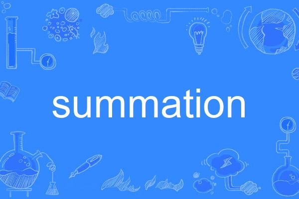summation summation