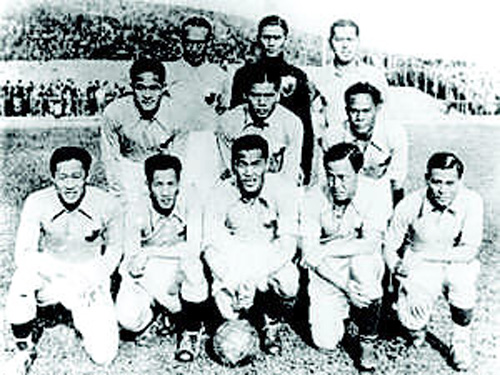 1936年首次出征奧運會的中國足球隊