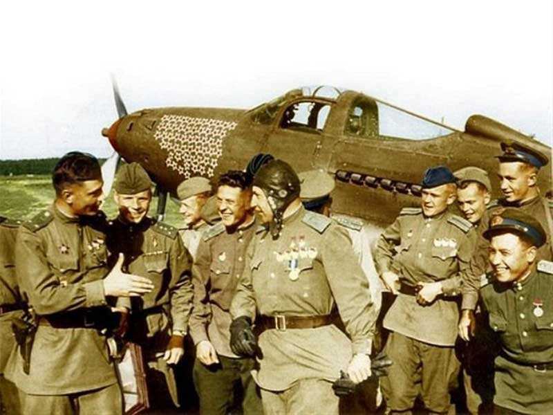 庫班空戰中的蘇軍王牌飛行員波克雷什金大尉