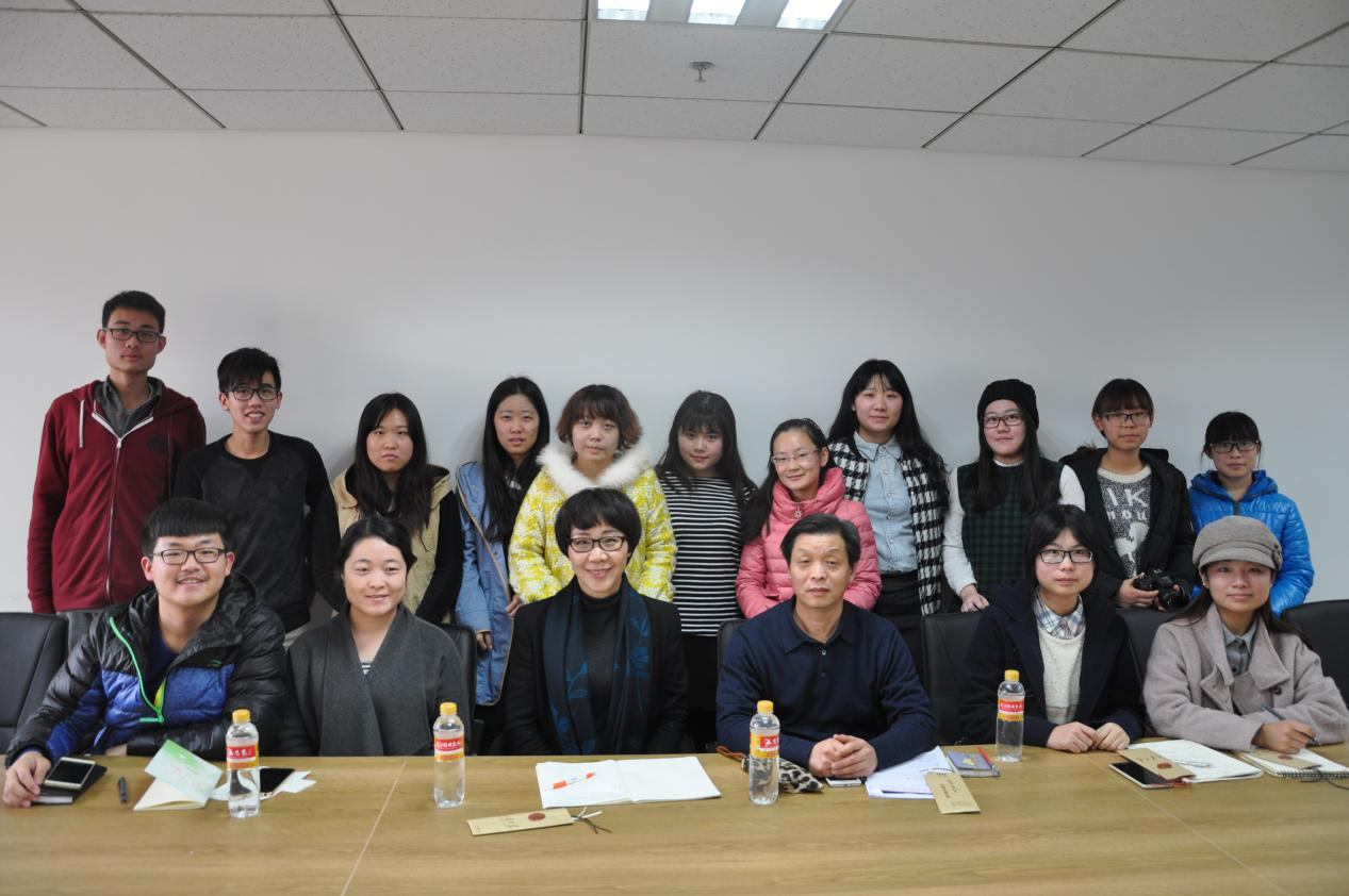 2015年12月接待山東農業大學師生來訪