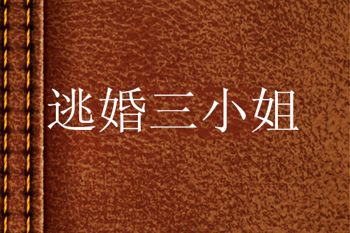 逃婚三小姐 逃婚三小姐