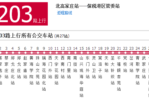 即墨公交203路 即墨公交203路