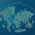 世界島(位於杜拜的人工島群)