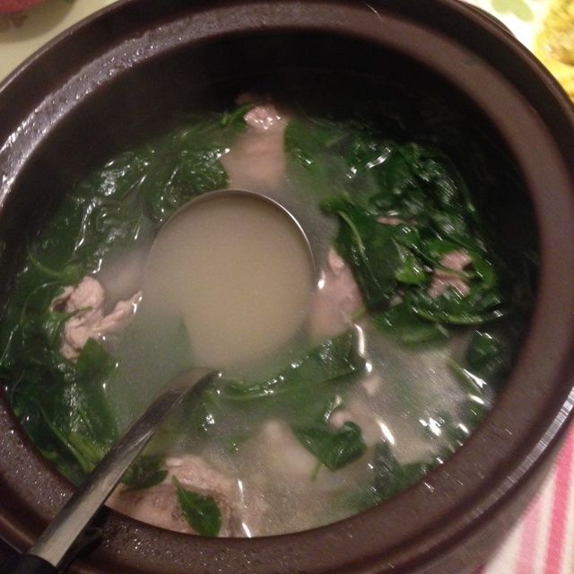 枸杞葉豬尾湯 枸杞葉豬尾湯