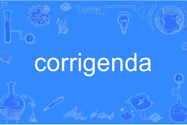 corrigenda