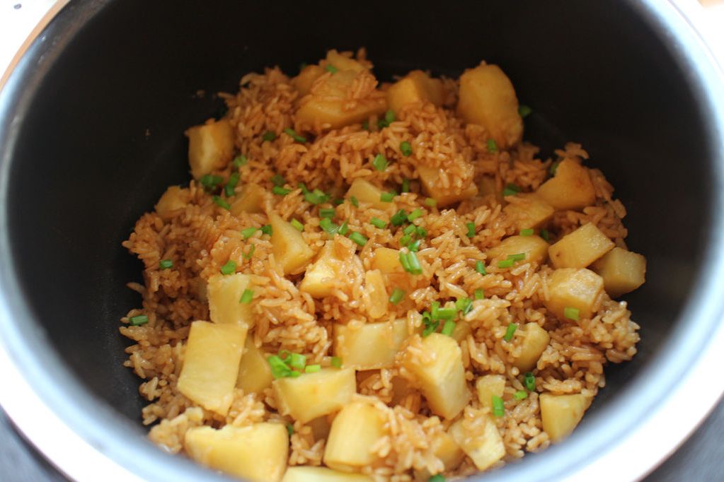 煎土豆燜飯 煎土豆燜飯