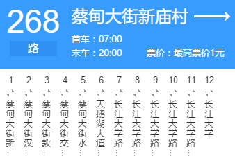 武漢公交268路 武漢公交268路