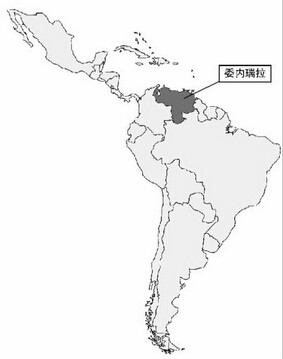 拉丁美洲國家地圖