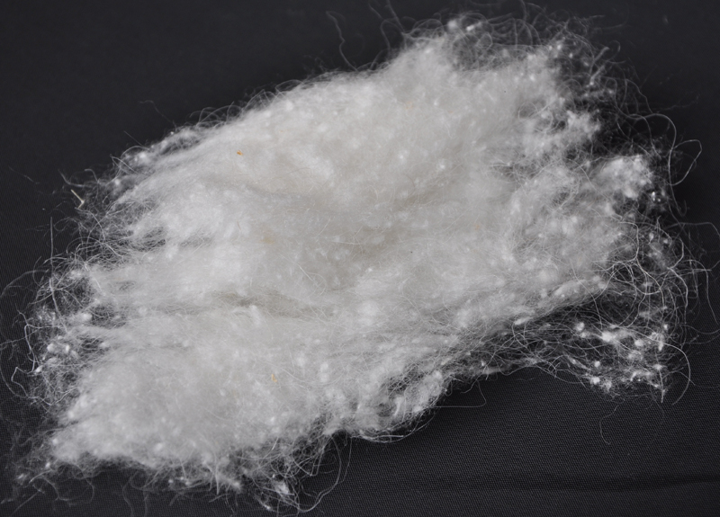 蠶絲羊毛混合纖維層