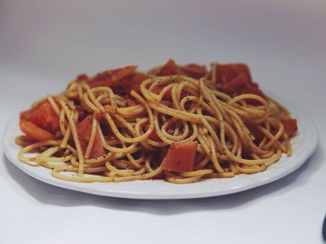 番茄火腿意粉