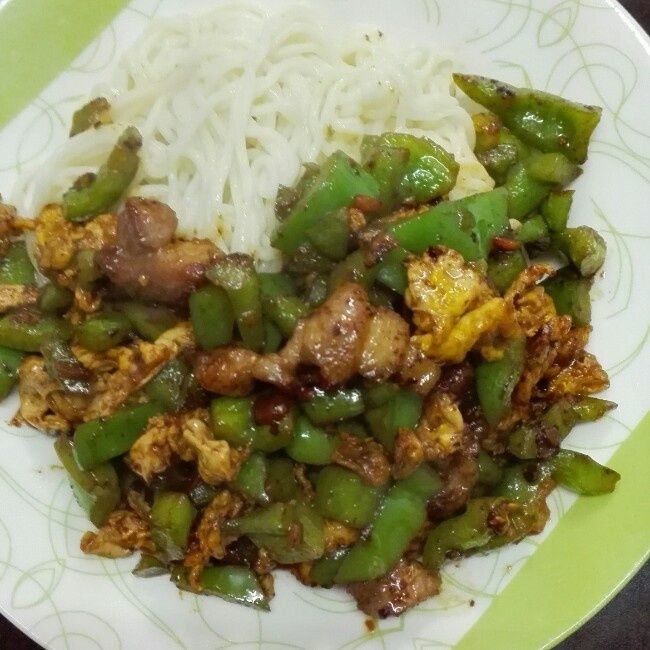 菜椒蓋面 菜椒蓋面