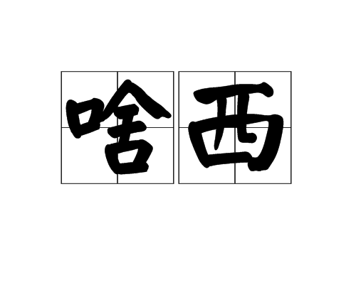 啥西 啥西