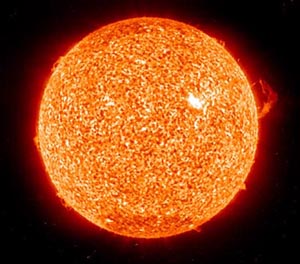 太陽的能量來自它中心的熱核聚變