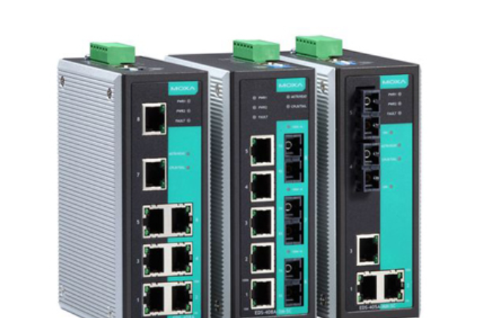 Moxa EDS-408A-1M2S-ST-T