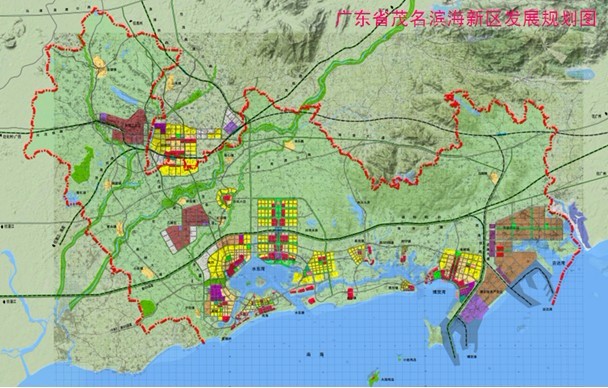 廣東省茂名濱海新區發展規劃圖