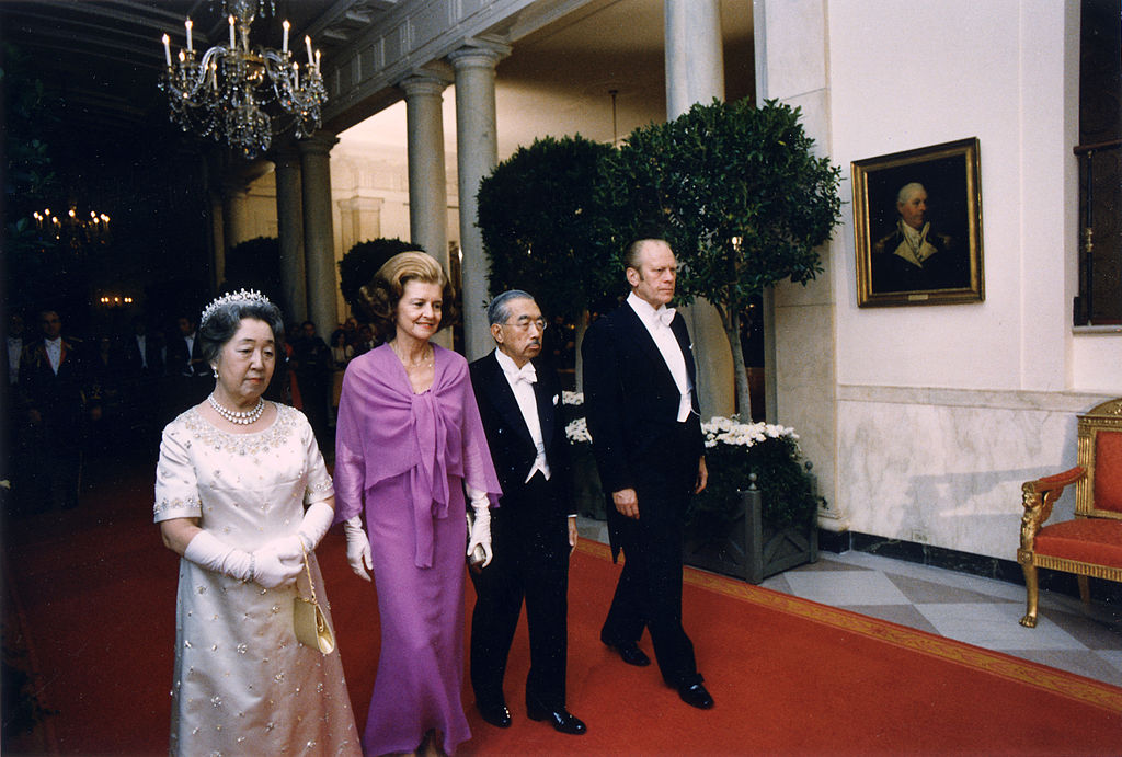 1975年參加美國總統福特的國宴