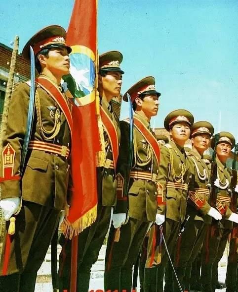 1979年的蒙古人民軍儀仗隊