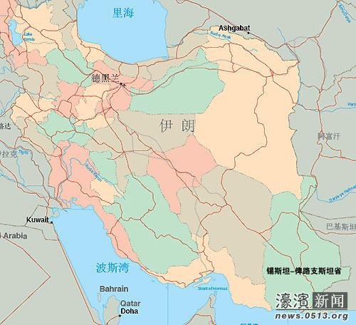 錫斯坦－俾路支斯坦省的地理位置