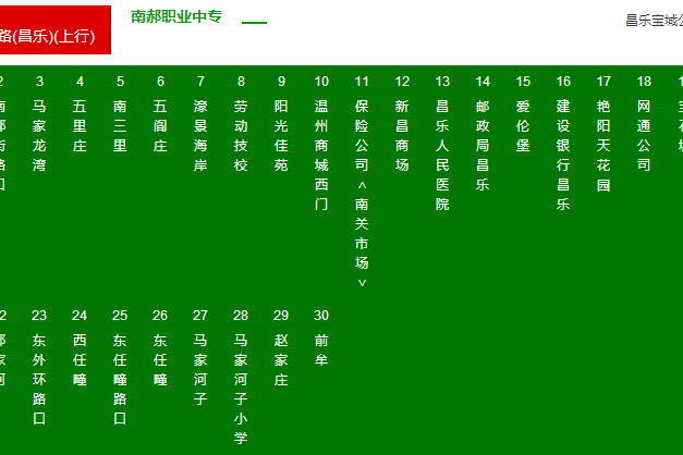 昌樂公交11路 昌樂公交11路