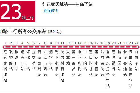 營口公交23路 營口公交23路