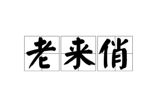 老來俏(漢語詞語) 老來俏(漢語詞語)