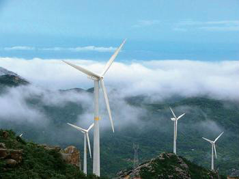 正在開發的排市後山三峽新能源風電項目