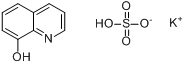 8-羥基喹啉硫酸氫鉀鹽