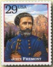 約翰·查理·弗里蒙特紀念郵票