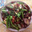 蒜台臘肉 蒜台臘肉