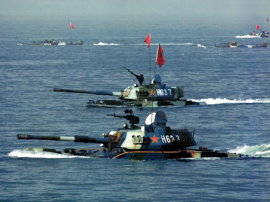 中國63a水陸兩棲坦克
