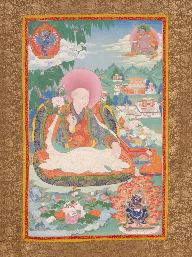 18世紀達賴喇嘛源流——貢嘎寧布唐卡