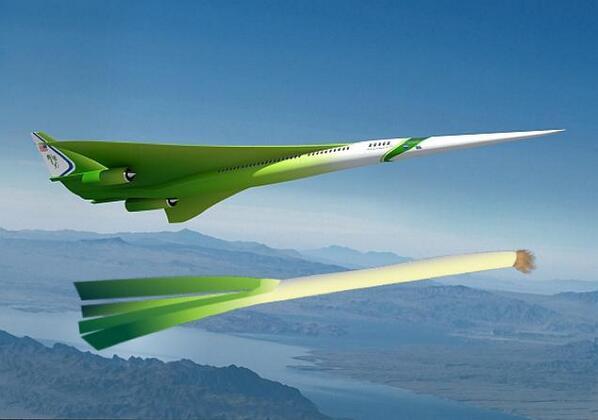 被誤認為是大蔥的超音速綠色飛機