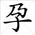 孕 孕