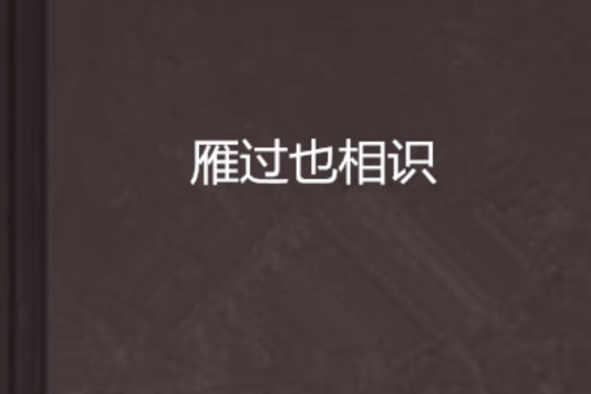 雁過也相識 雁過也相識