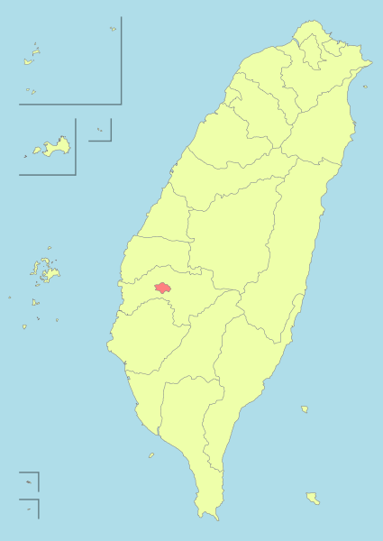 嘉義市在台灣省的位置