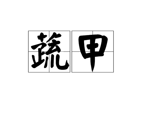 蔬甲 蔬甲